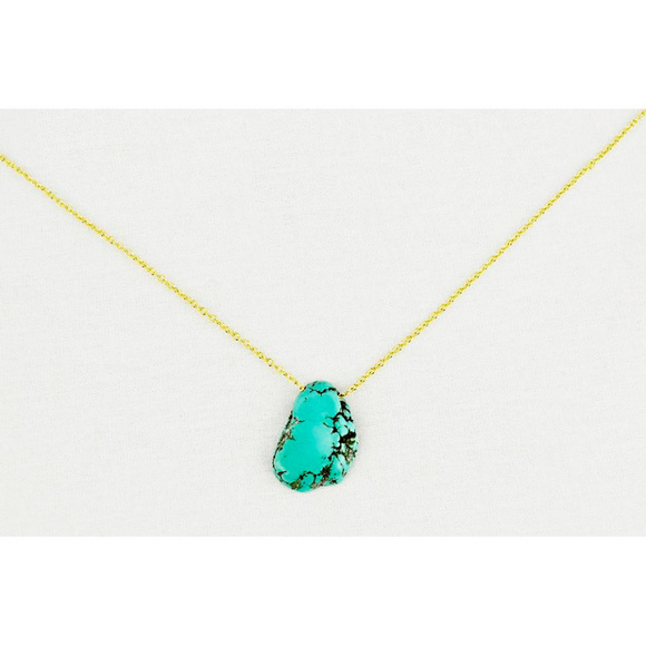 Cassie Necklace - Turquoise — Everly and Ace - Picture 3 of 4